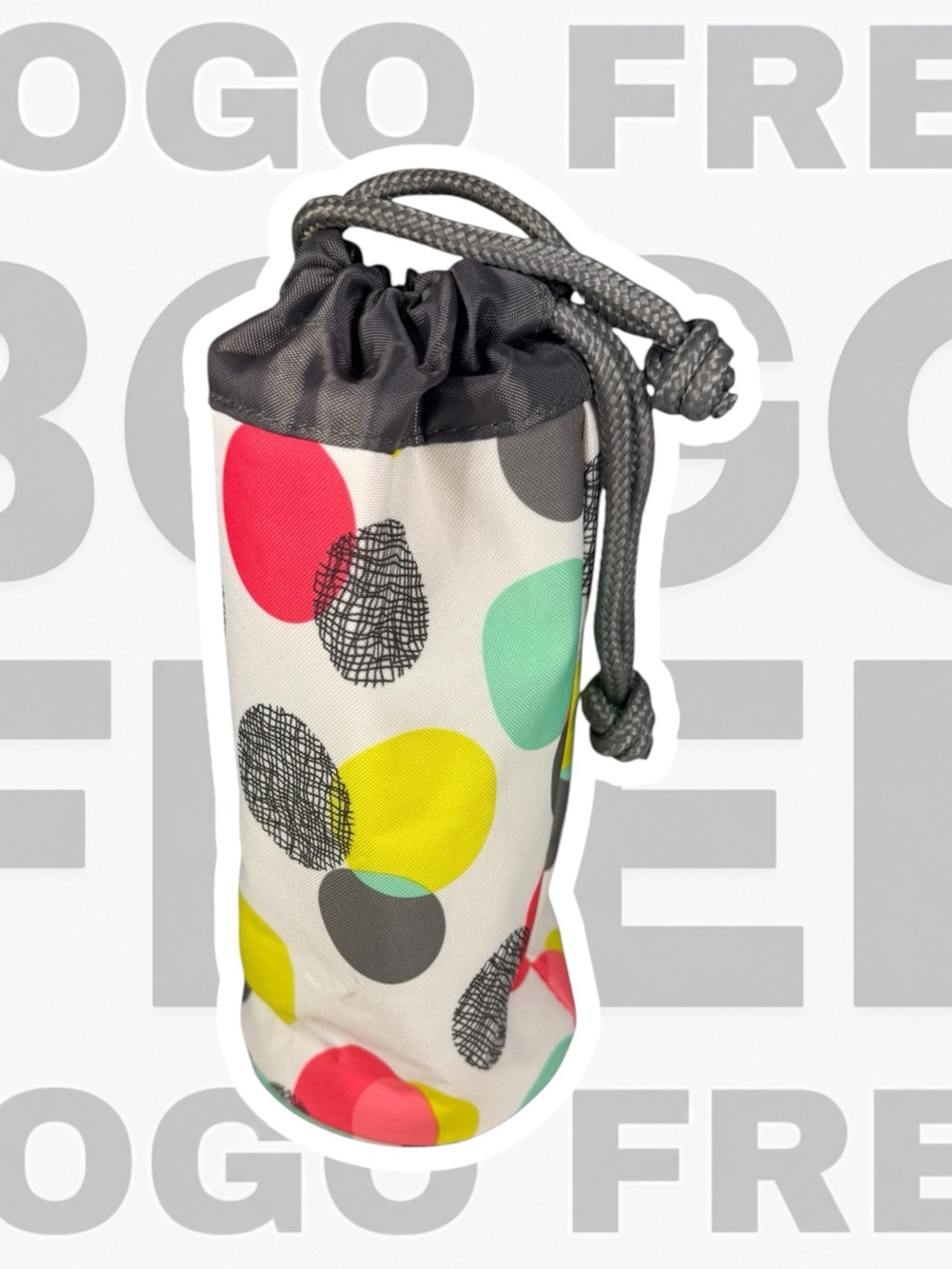 Thirty-one Bring-a-Bottle Thermal Water Bottle Holder in Circle Spirals Pattern